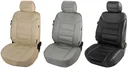 Car seat cover Billy made of genuine leather beige ZIPP-IT