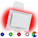 RGB LED extractor hood 60 cm made of stainless steel and tempered glass