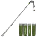 Campingaz GT2000PZ weed burner with piezo ignition and 4 additional gas bottles