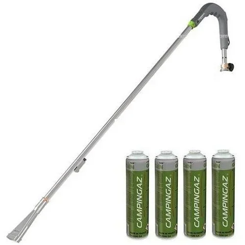 "Campingaz GT2000PZ weed burner with piezo ignition and 4 additional gas bottles image"