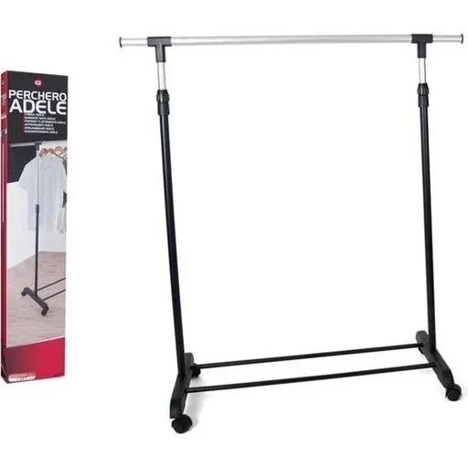"Gerimport Adele Mobile Clothes Airer 100X170 - Stainless Steel image"