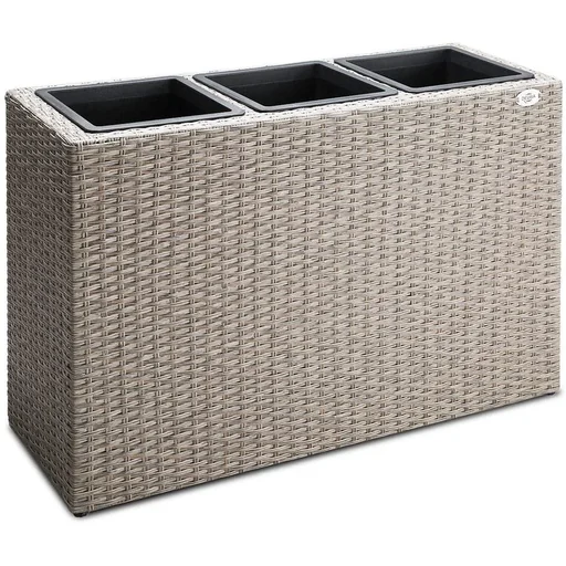 "Standing flowerpot cream 83x30.5x60cm image"