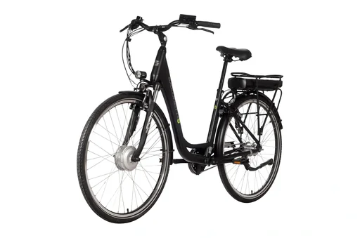 "Unisex City E-Bike 28 inches, frame height 50 cm, 7-speed hub gear, matte black, Munich image"