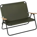 Camping chair 2-seater foldable portable garden chair director's chair folding chair with cup holder for outdoor picnic hiking
