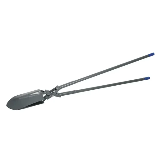 "Post hole spade, solid metal design image"