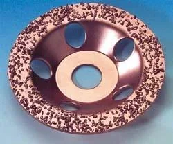 "Carbide cup wheel 115 mm, coarse, angled image"