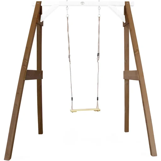 "Single swing brown/white image"