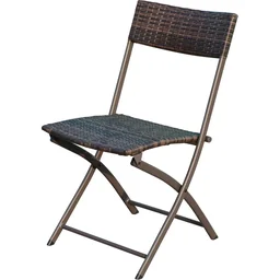 Balkonmeubels als 3-delige set, koffiebruin