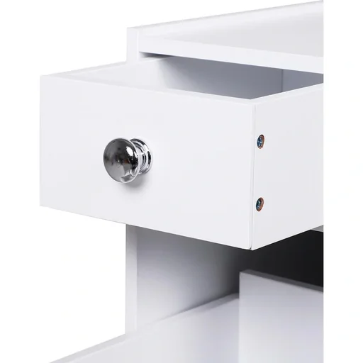 "narrow white drawer cabinet image"