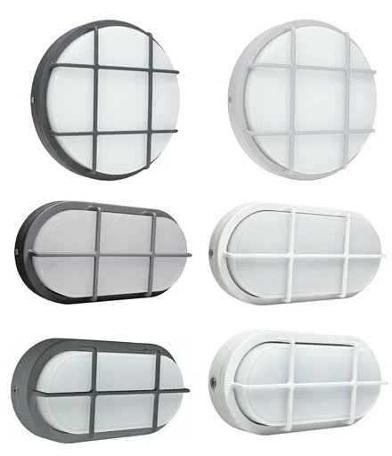 "LED wall light, round, 20W, with Samsung chip, white image"