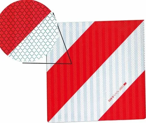 "Warning sign, left-sided, made of aluminum image"