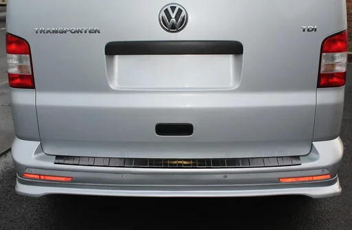 "Loading sill protection stainless steel graphite / black for VW Transporter T5 Multivan, Caravelle, built from 2003-2015 image"