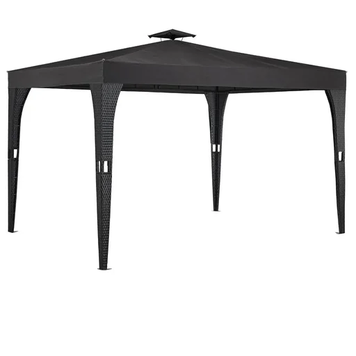 "Pavilion anthracite 3x4m woven image"