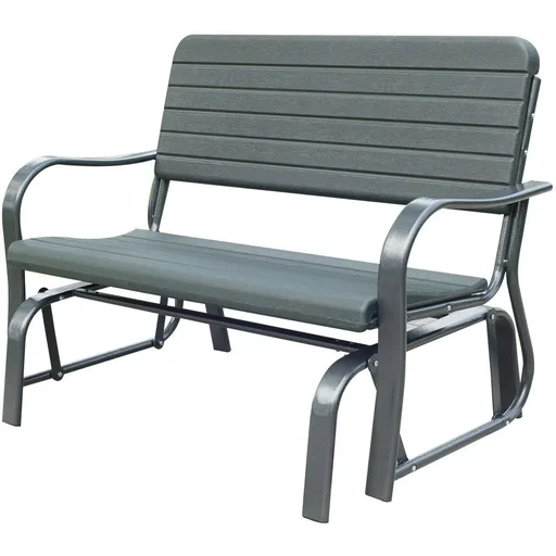 "Swing bench garden bench park bench metal garden furniture 2-seater image"
