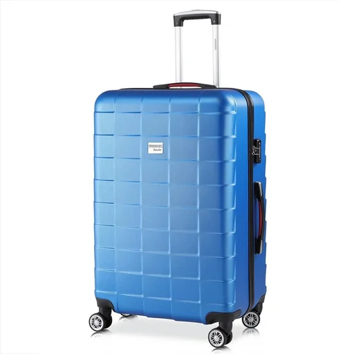"Exopack hard-shell suitcase blue 76x51x30 cm image"