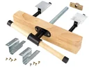 Workbench pliers suitable for workbench No. 938921 + Flexible holder for workbench pliers, 2 pieces