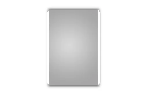 "Bathroom mirror with lighting, "Chic" - 50 x 70 cm - Light color neutral white image"