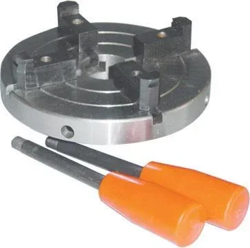 "Four-jaw chuck for lathe MC 900, 125 mm centric image"