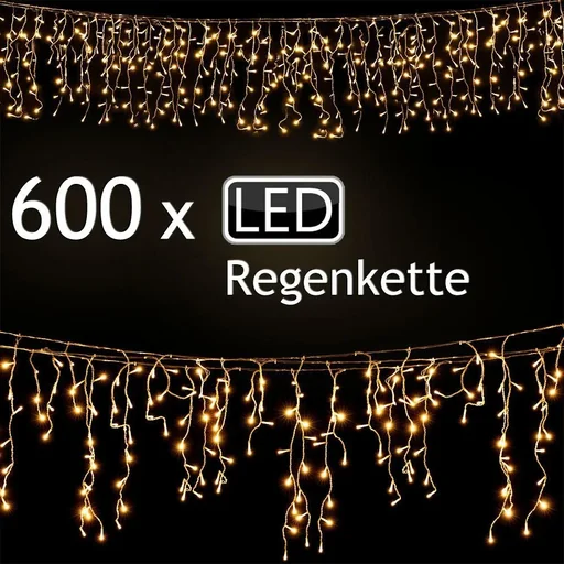 "Christmas lights 20M 600 LEDs for indoor and outdoor and Perel Smart home Wifi plug- Android & IOS image"