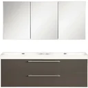 Shallow bathroom furniture 120cm - anthracite