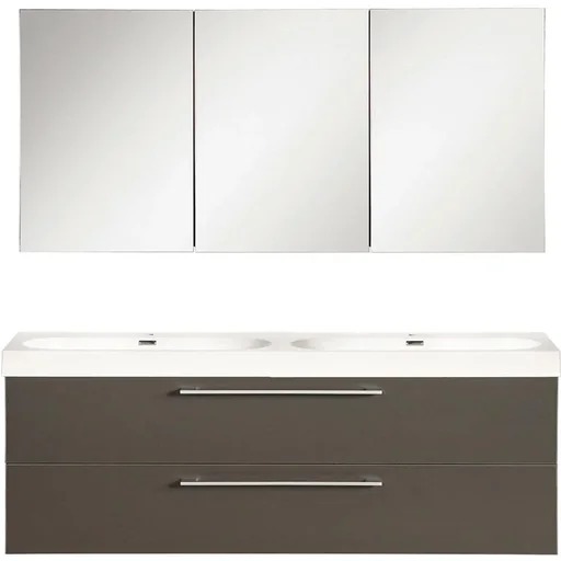 "Shallow bathroom furniture 120cm - anthracite image"