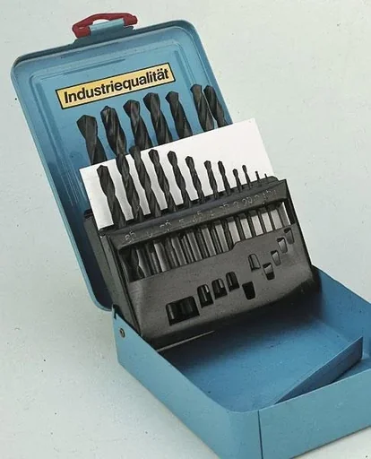 "HSS twist drill set 19-piece image"