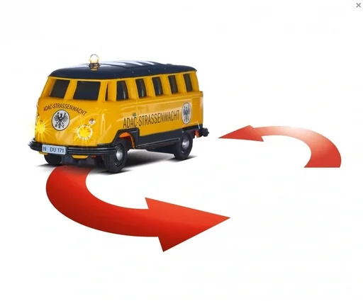 "Bus VW T1 Bus Samba ADAC 2.4 GHz 100% RTR 1:87 image"
