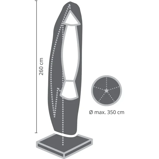 "protective cover for umbrella - max. ø 350 cm image"