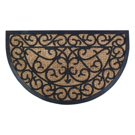 "Doormat coconut / rubber semicircular image"