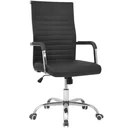 Office chair 55x63 cm faux leather black