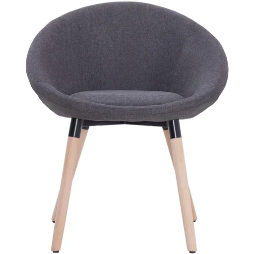 "Dining chair fabric dark grey image"