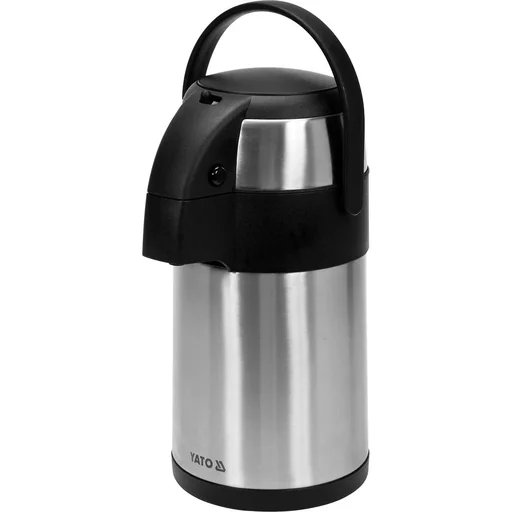 "Thermos flask with anti-drip protection - 2.2L - stainless steel image"