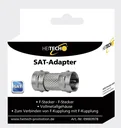 SAT adapter F-connector/F-connector