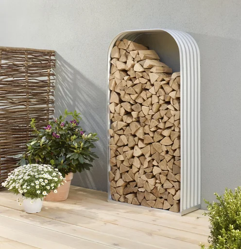 "Firewood rack Lignum 401, high, granite image"