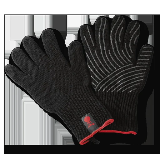 "Grill glove set with silicone grips, black (L / XL) image"