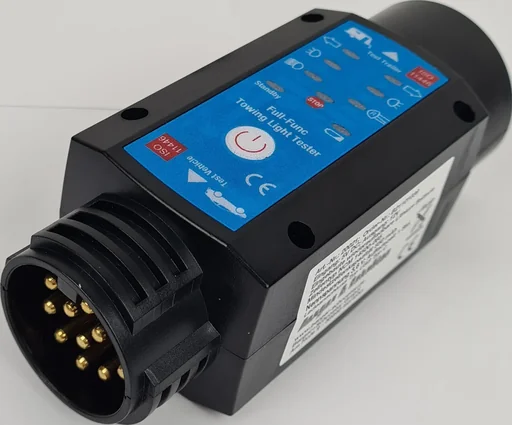 "Trailer lighting tester, 13-pin with battery image"