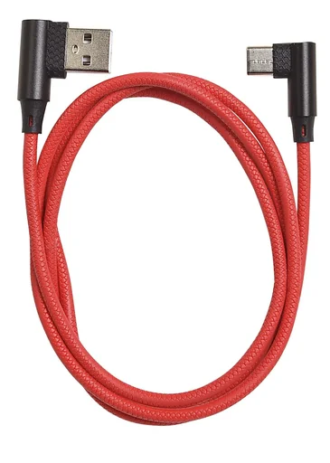 "USB charging/data cable, 1m, L-plug image"