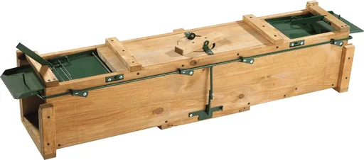 "wooden box trap image"