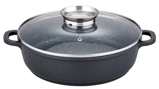 "Round serving pan 28 cm Gourmet Granit image"