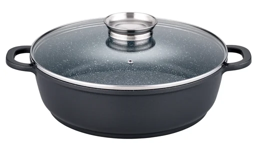 "Round serving pan 32 cm Gourmet Granit image"