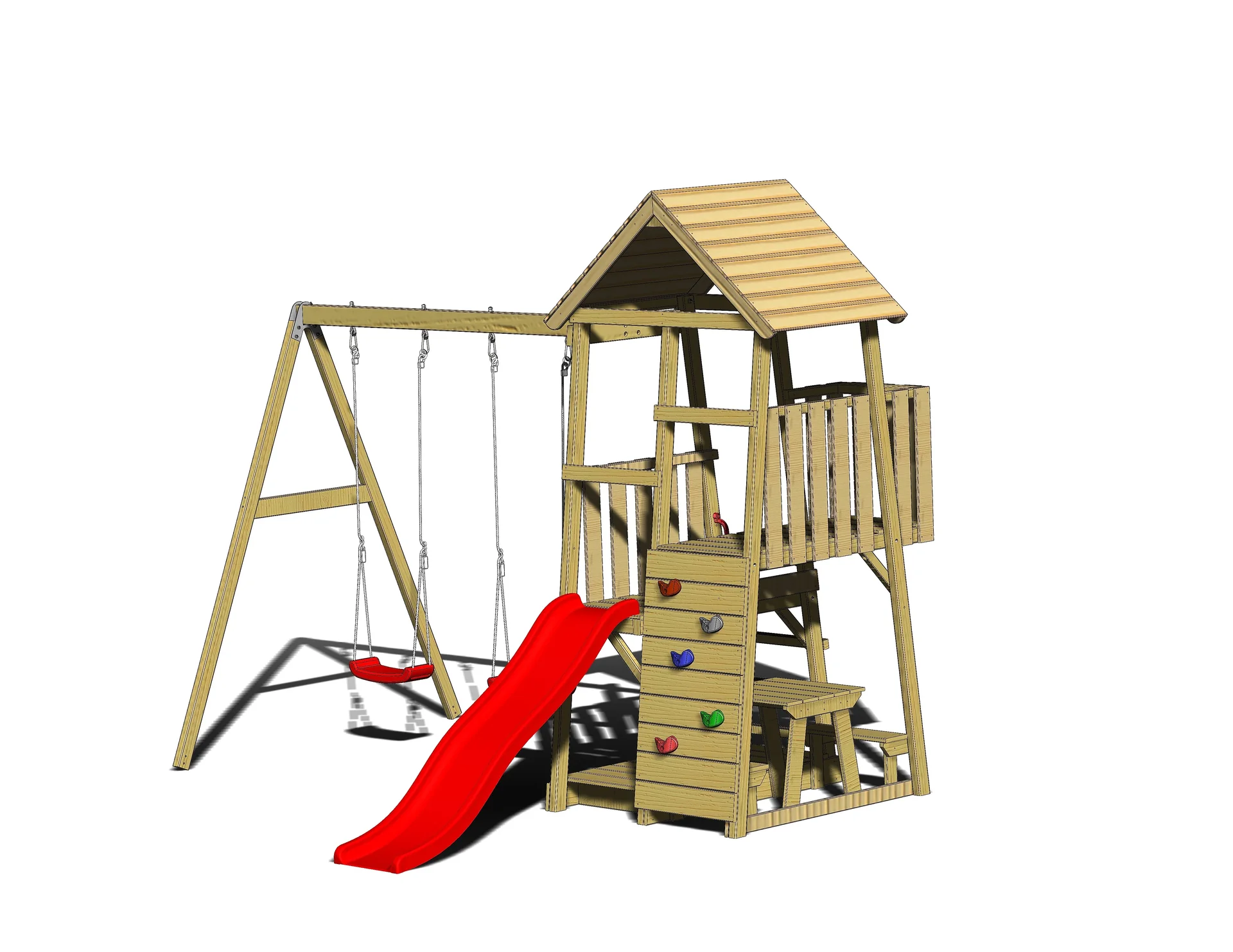 "Wendi Toys Flamingo speeltoren image"