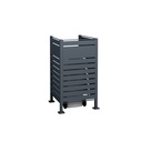 Westmann Afvalbakomhulsel Planum 1er 150 cm antraciet (1× 240 L)