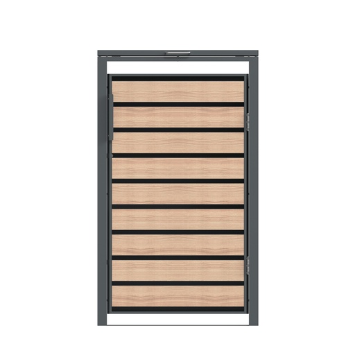 "Westmann Afvalcontainerbox Lacina 1er houtlook (1× 240 L) image"