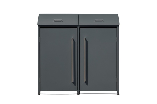 "Westmann Afvalcontainerbox Moderna 2er antraciet (2× 240 L) image"