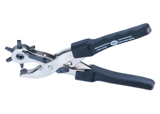 "Lever-operated revolving hole pliers 375, oval punches image"