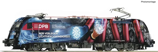 "Electric locomotive 1216 940 of DPB Rail Infra Service GmbH, H0, DC image"