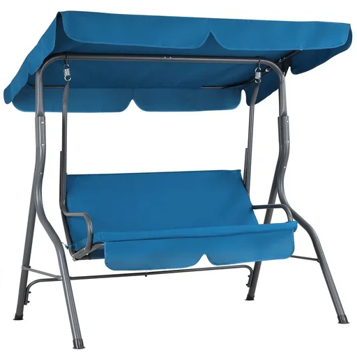 "Swing bench - with sunroof - blue image"