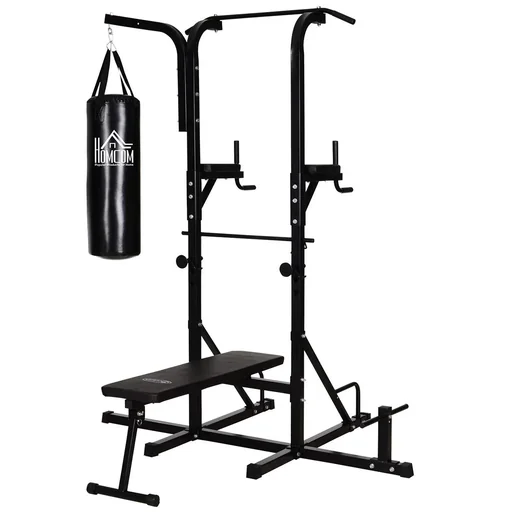 "Power station with pull-up bar black image"