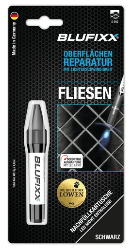 "Replacement cartridge 5 g for MGS Tile Repair Pen, black image"