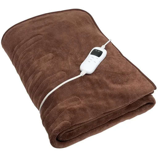 "Electric blanket 180 x 130cm brown image"